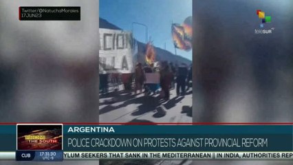 Argentina: Police Crackdown on protest against provincial reform