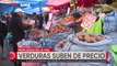 Tras una semana de intenso frío, se registra incremento de algunos alimentos en mercados de La Paz