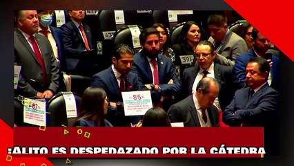 Télécharger la video: ¡VEAN! ¡El corrupto Alito es humillado por la cátedra del valiente diputado Juan Ramiro de morena!