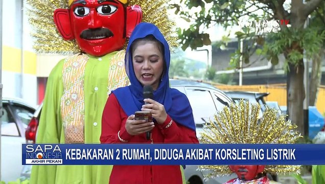 Korsleting Listrik, 2 Rumah di Plered Purwakarta Hangus Terbakar