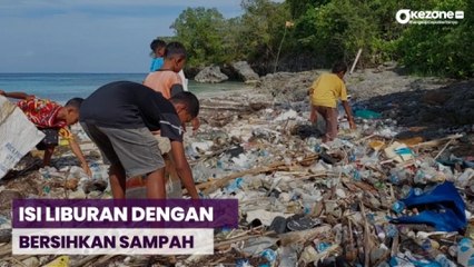 Inilah Cara Bocah Pesisir Buton Tengah Isi Liburan Sekolah