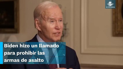 Biden reconoce que EU envía armas de fuego "peligrosas" a México
