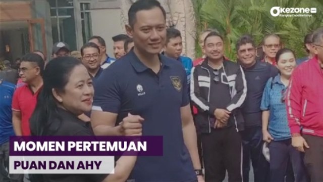 Begini Momen Seru Pertemuan Puan dan AHY di Hutan Kota by Plataran GBK