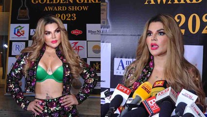 Rakhi Sawant looking too Bold At Golden Girl Award Show 2023  । FilmiBeat