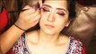 Real Bride - Modern Traditional Asian Bridal Makeup - Red Glittery Smokey Eyes