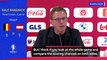 Rangnick frustrated despite earning a draw against Belgium