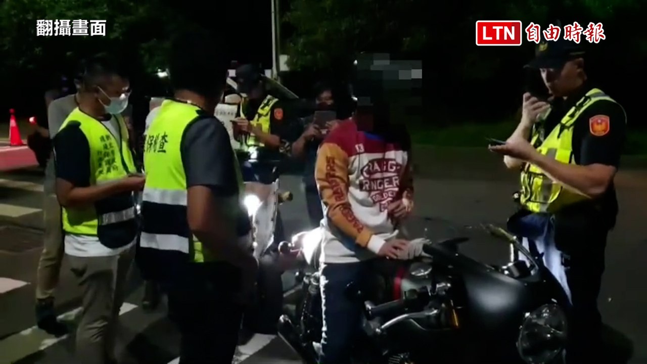 金山警暑期防飆 一晚攔查180輛汽機車一半都超速（翻攝畫面）