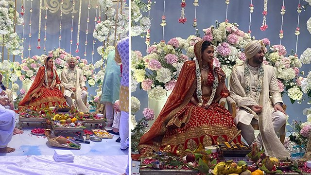 Karan Deol Drisha Acharya Wedding Saat phere Full Video Viral | Boldsky