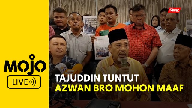 Tuduhan sabotaj parti, Tajuddin beri tempoh seminggu atau tindakan undang-undang