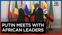Putin meets with African leaders in Russia to discuss Ukraine peace plan