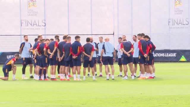 Spanien und Kroatien bereiten sich aufs Finale vor