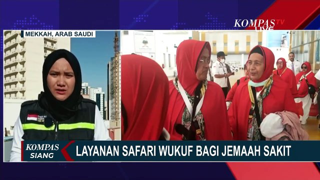 Layanan Safari Wukuf Disediakan untuk Jemaah Haji Indonesia yang Sakit