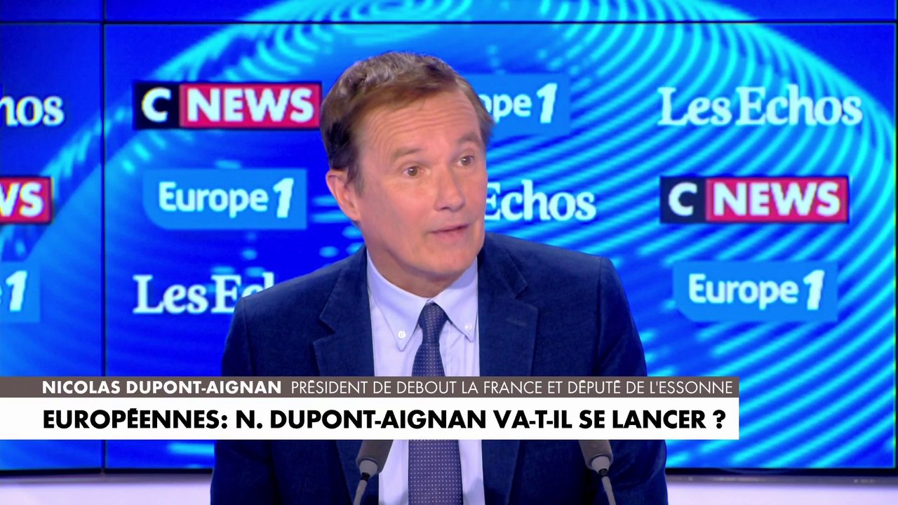 Nicolas Dupont-Aignan : «Il y aura une liste souverainiste, gaulliste, pour l'indépendance de la France»