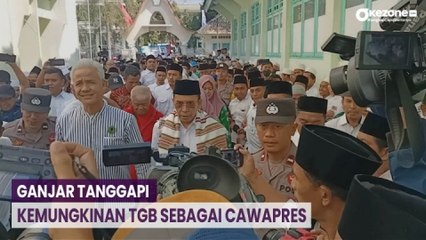 Ganjar Pranowo Jawab soal Kemungkinan TGB sebagai Kandidat Cawapres