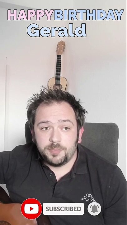 Happy Birthday, Gerald! Geburtstagsgrüße an Gerald