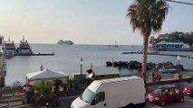 Fra Panarea e Stromboli il mega-yacht Elysian, grande festa sul Marala dei Reali d'Olanda