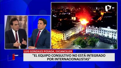 Gonzáles Posada: Comité consultivo de Boluarte debió estar conformado por internacionalistas