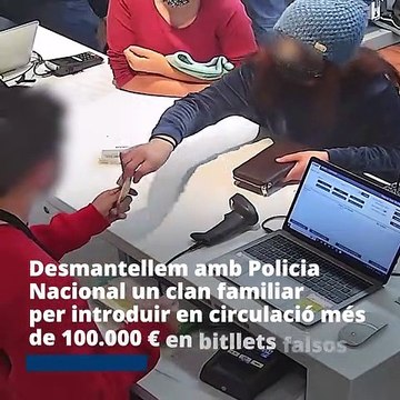 Detenidas por colar billetes falsos