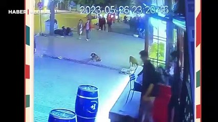 Bir anda fıçıya giren genç sosyal medyada gündem oldu