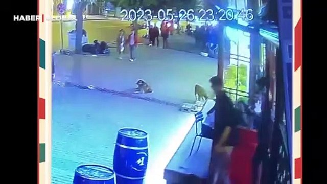 Bir anda fıçıya giren genç sosyal medyada gündem oldu