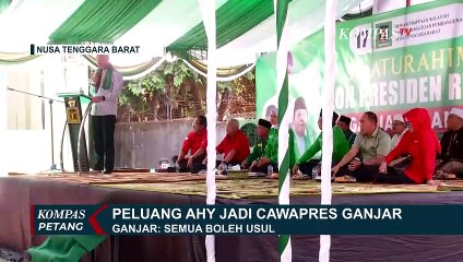 Begini Respons Ganjar soal Peluang AHY Jadi Bacawapres!
