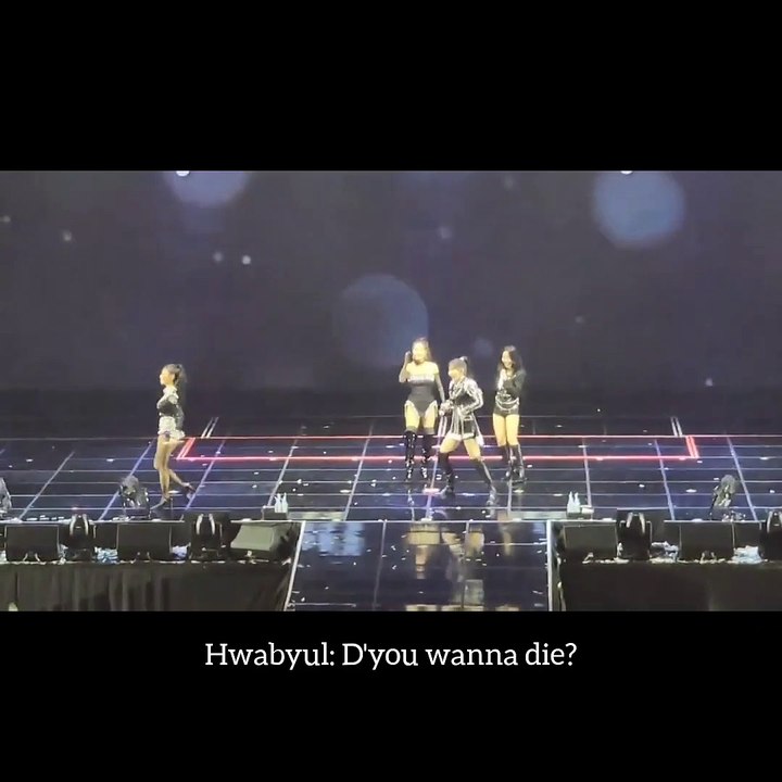 Hwabyul riffing vs Wheesun rapping - Mamamoo MyCon Encore