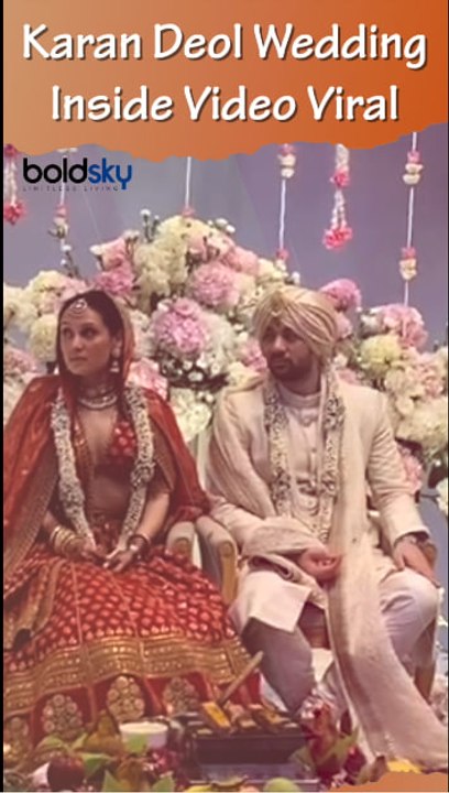 Karan Deol Wedding Inside Video Viral