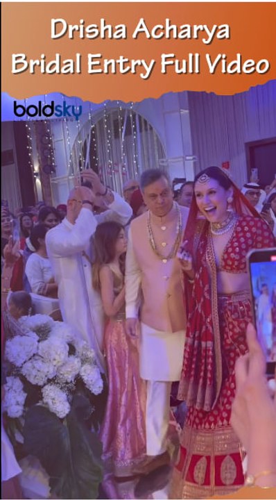 Drisha Acharya Bridal Entry Full Video Viral