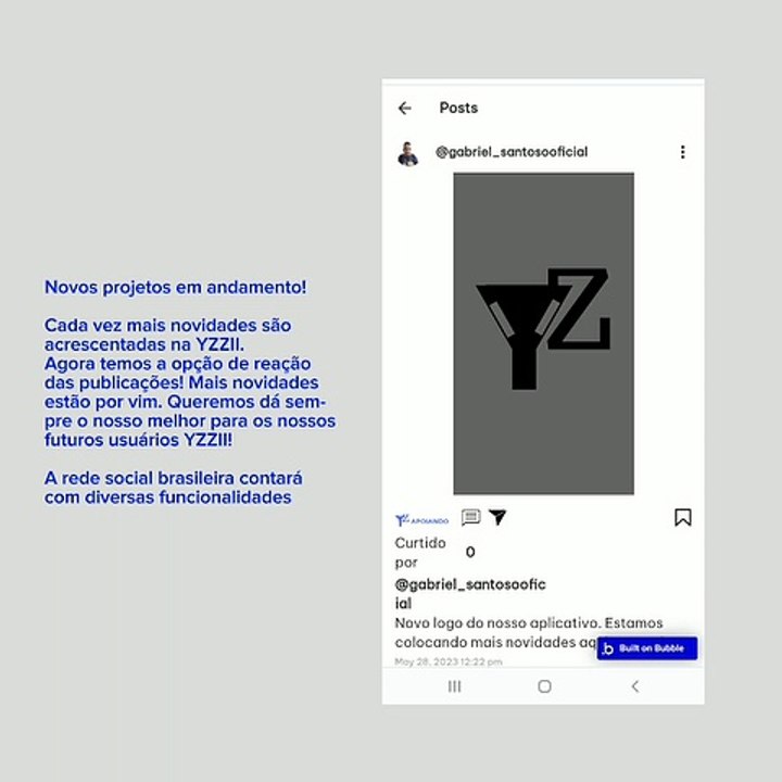 Conheça a nova rede social Yzzii