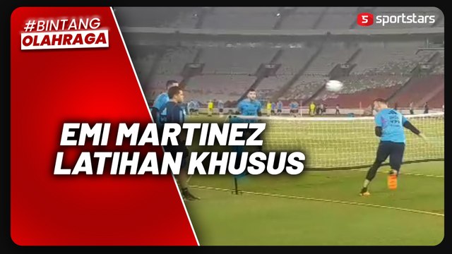 Persiapan Akhir Timnas Argentina Lawan Indonesia, Emi Martinez Cs Latihan Khusus