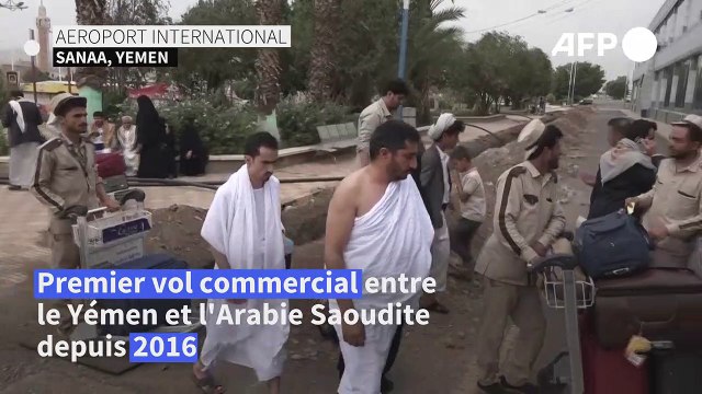 Premier vol commercial entre la capitale yéménite et l'Arabie saoudite depuis 2016