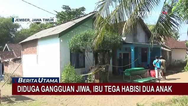 Gempar! Ibu di Jember Habisi 2 Nyawa Anaknya dan Bunuh Diri