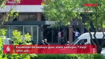 Kazakistan’da bankaya giren silahlı saldırgan 7 kişiyi rehin aldı