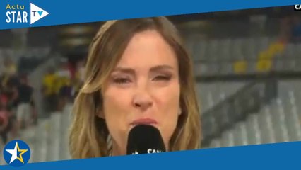 "C'est qu'un petit au revoir" : Isabelle Ithurburu en larmes pour sa dernière sur Canal+