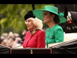 La principessa Kate stupisce con gli orecchini di Diana e il favoloso vestito verde di Trooping The