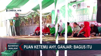 Begini Tanggapan Santai Ganjar dan Anies Soal AHY dan Puan Bertemu