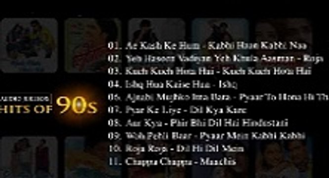 HITs of 90-s Audio juke box-best of 90 songs ,Ever Green hits of 90's