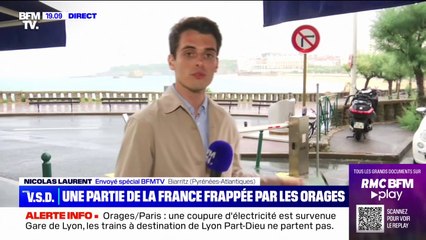 Une partie de la France est frappée par les orages et la pluie