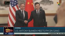 U.S. Secretary of State arrives to Beijing, China