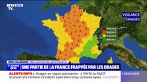 Une partie de la France frappée par les orages et les pluies diluviennes