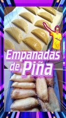 5 INGREDIENTES ¡Cómo hacer las empanadas de piña más deliciosas! #shorts #empanadas #dulces #piña