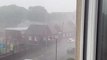 Heavy rain and thunderstorms sweep over Sheffield