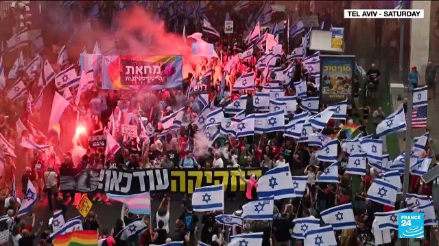 'Israeli Prime Minister Benjamin Netanyahu vowed to plow on with the controversial plan to change the country's judicial system'