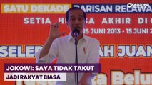 Hadiri Acara Bara JP di Bogor, Presiden Jokowi: Saya Tidak Takut jadi Rakyat Biasa
