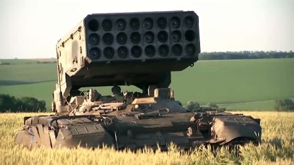 TOS-1A Thermobaric Heavy Flame Thrower System [RAW n CLEAN VIDEO]