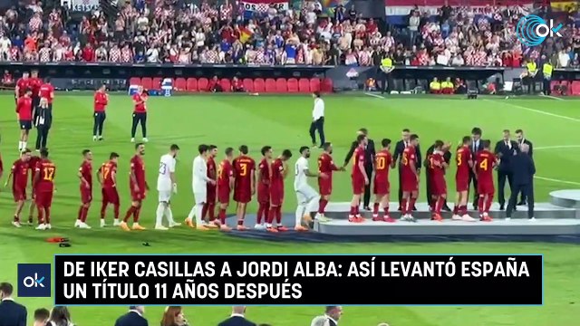 De Iker Casillas a Jordi Alba: así levantó España un título 11 años después