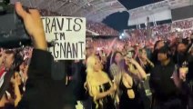 Kourtney Kardashian Announces Pregnancy with Travis Barker at Blink-182 Show | TMZ