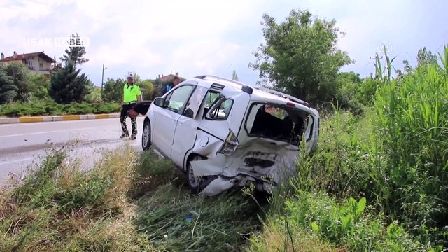 Uşak'ta trafik kazasında 5 kişi yaralandı