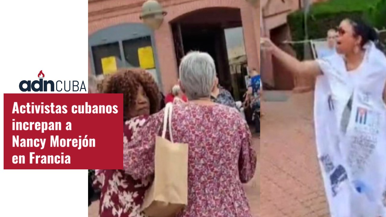 Activistas cubanos enfrentan a Nancy Morejón en Francia