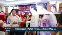 Temui Relawan di Bogor, Jokowi: Perbedaan Pilihan di Pilpres Tidak Apa!